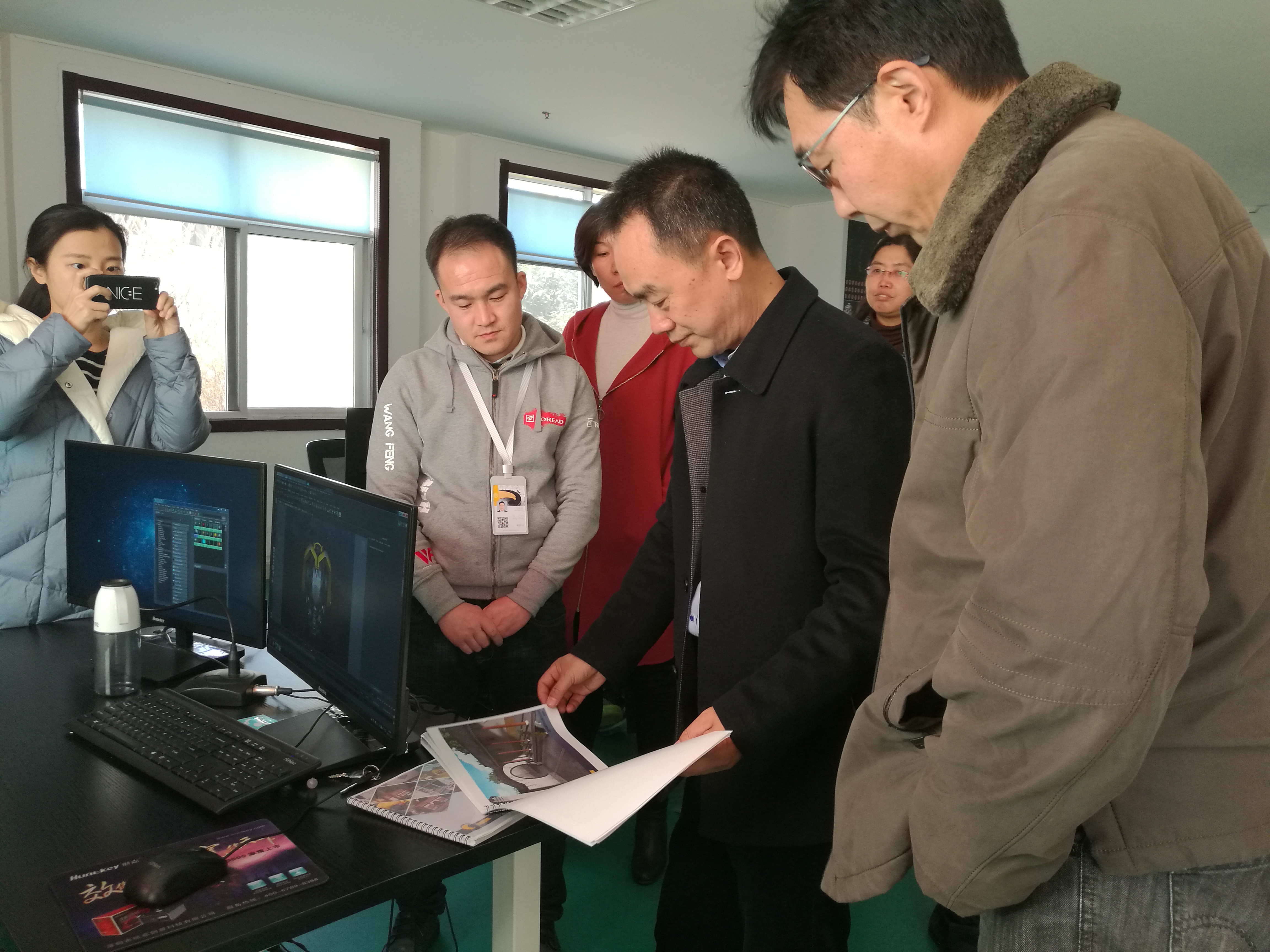 市残联理事长李忠良调研残疾人就业培训基地