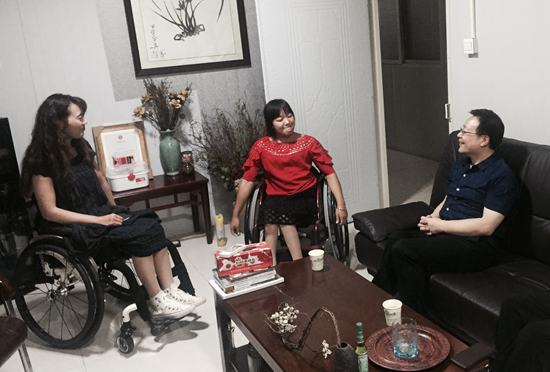 何永国副理事长调研残疾人就业创业