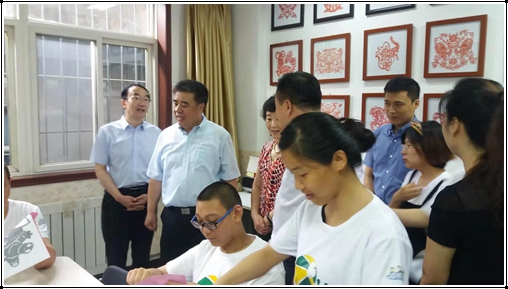 中残联副理事长相自成到西安调研  并出席中国智协活动