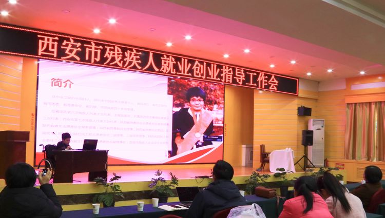 西安市残疾人就业创业指导培训会召开