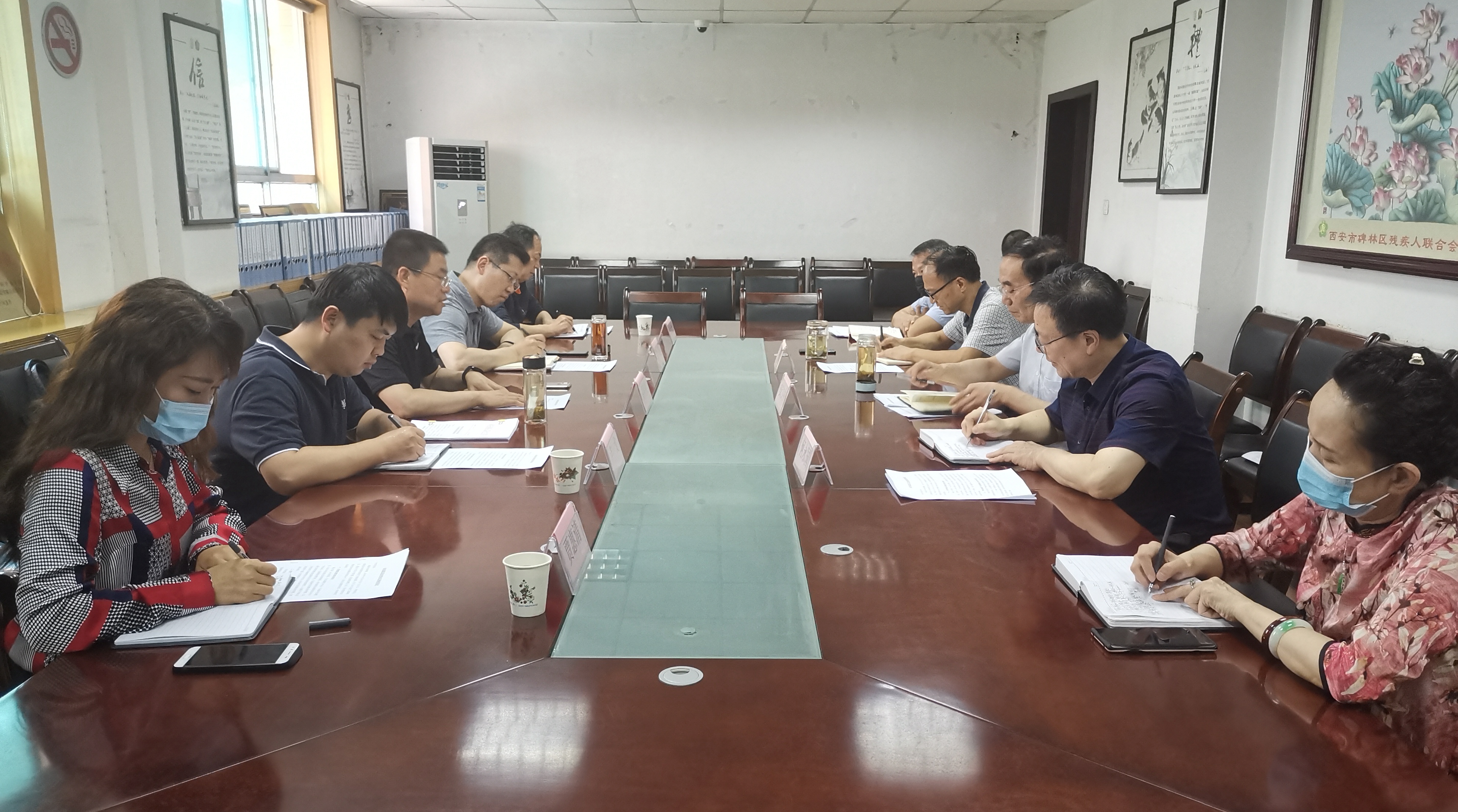 西安市纪委监委对市残联巡察整改和脱贫攻坚工作进行检查调研