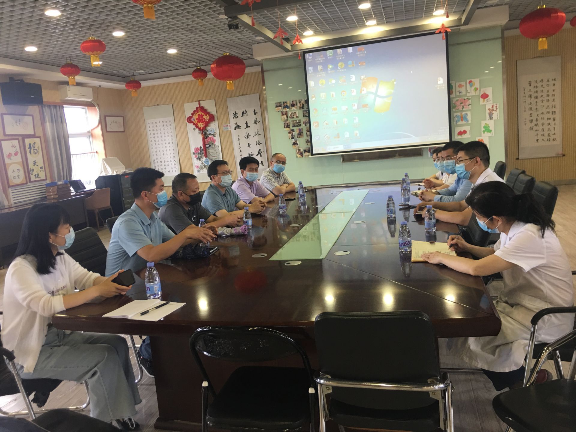 西安市残联调研碑林区重度残疾人托养中心建设项目推进情况