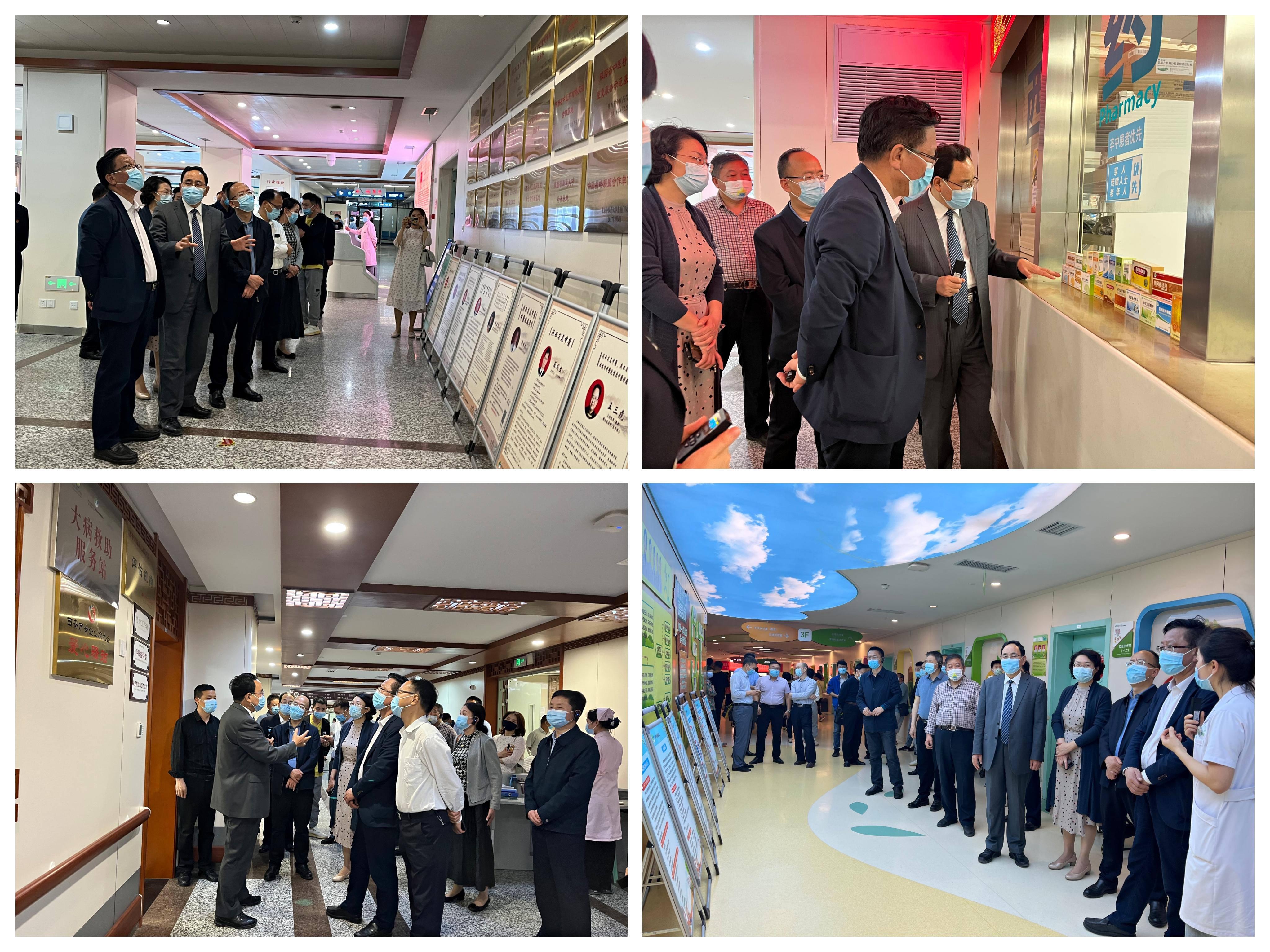 西安市残联领导深入西安中医脑病医院调研残疾人精准康复工作