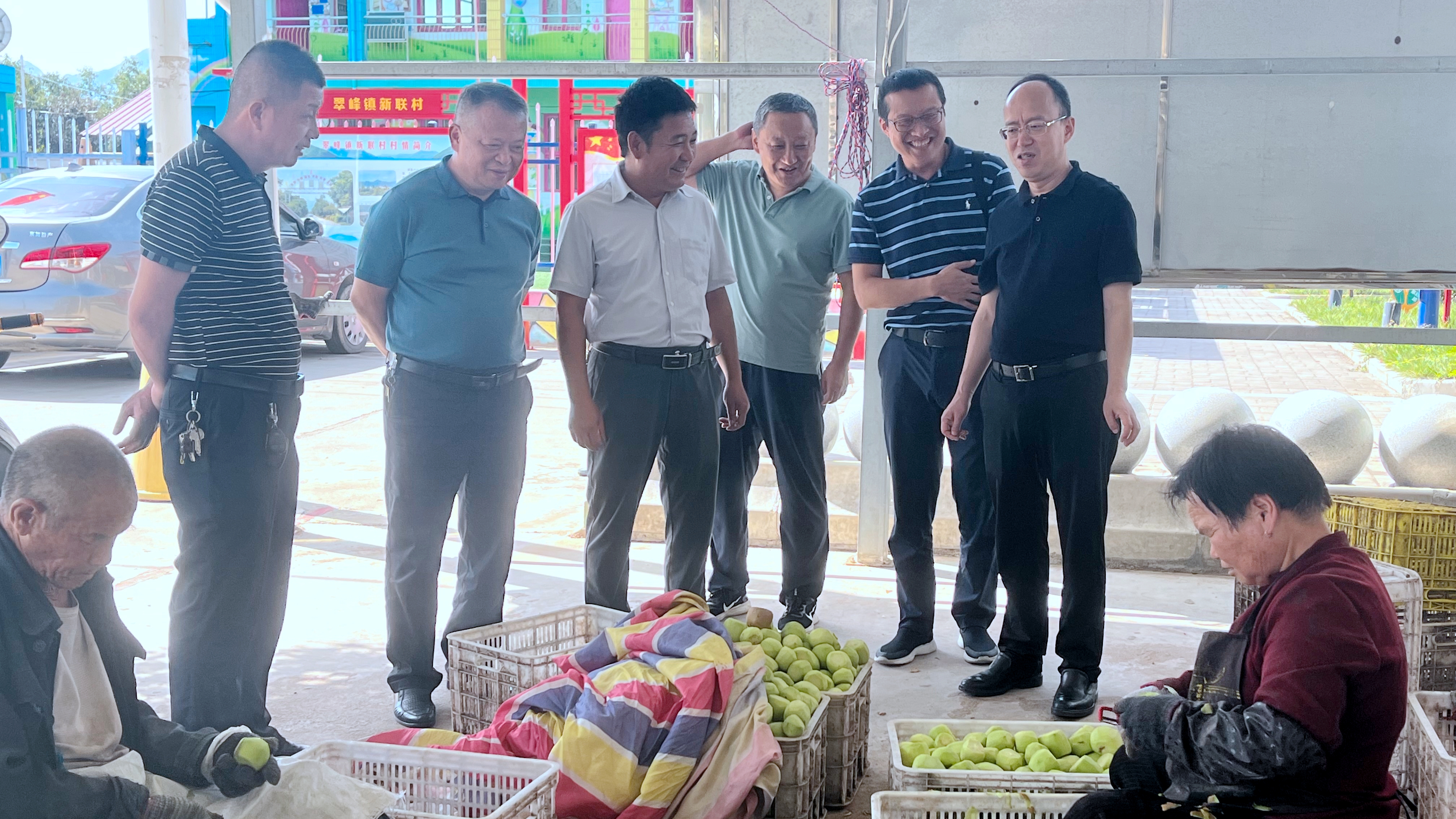 西安市残联领导深入周至县翠峰镇新联村调研乡村振兴工作并慰问驻村工作队