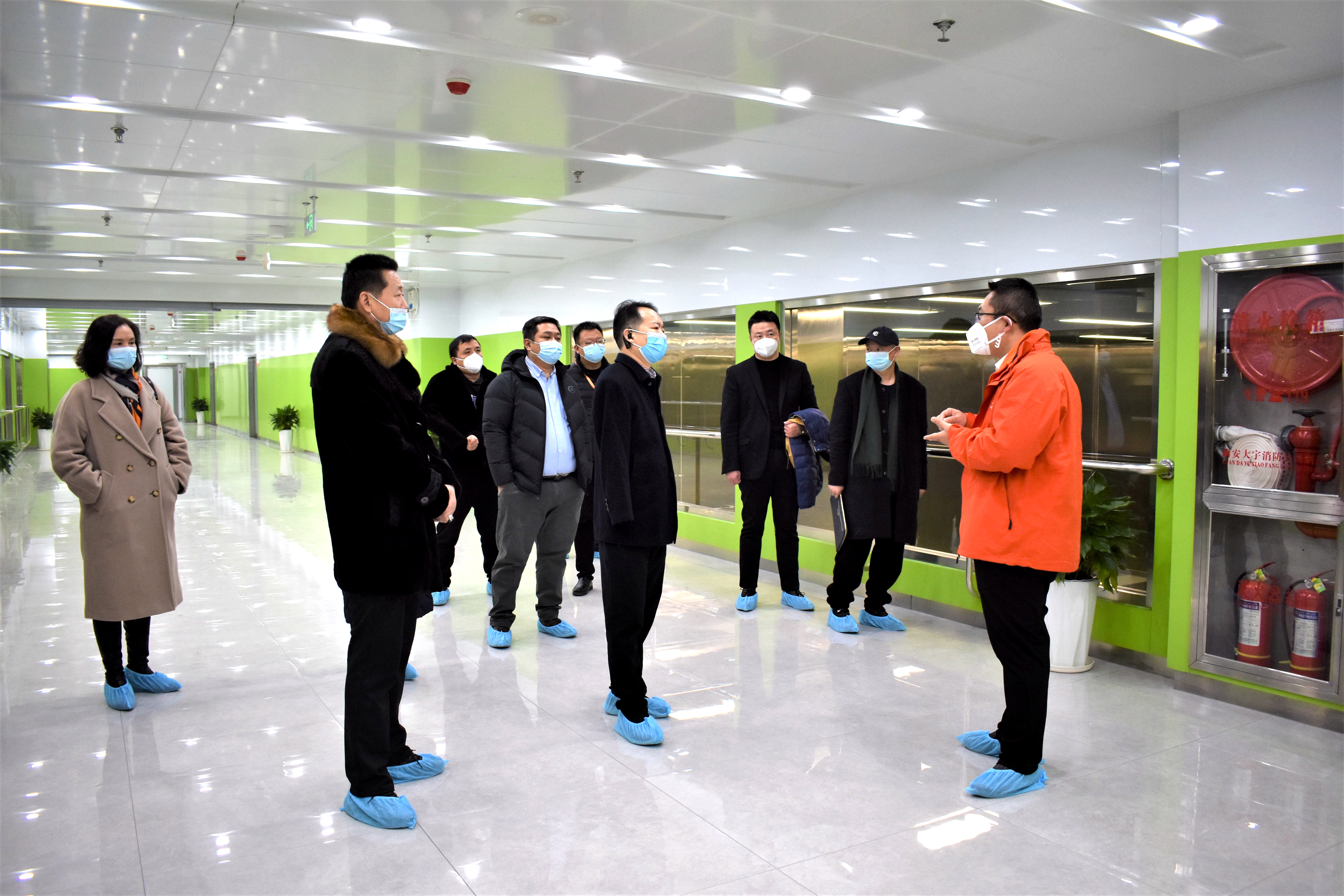 西安市残疾人劳动就业服务中心一行参观调研金龙鱼丰厨（广惠）中央厨房工厂